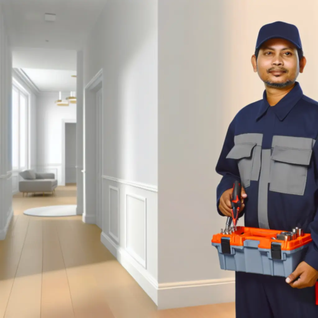 Technik Tryhardgg Solutions Limited podczas profesjonalnej naprawy